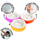 Caminha Redonda Pets Sherpa para Cães e Gatos Macia 50x50 e 30x30 cm Quente Confortável Cama Pet Com Pelinho