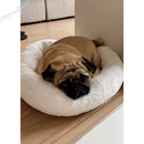 Caminha Redonda Pets Sherpa para Cães e Gatos Macia 50x50 e 30x30 cm Quente Confortável Cama Pet Com Pelinho