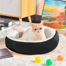 Caminha Redonda Pets Sherpa para Cães e Gatos Macia 50x50 e 30x30 cm Quente Confortável Cama Pet Com Pelinho