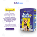 50 unid - Tapete Higiênico PetCharm Slim -Tamanho 50cm x 60cm Para Cachorros